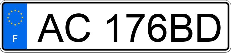 Numer rejestracyjny AC176BD posiada CITROEN C3