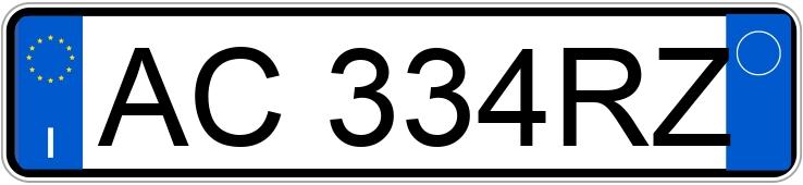 Numer rejestracyjny AC334RZ posiada HONDA Accord 5a serie SW Numer rejestracyjny AC334RZ posiada HONDA Accord 5a serie SW