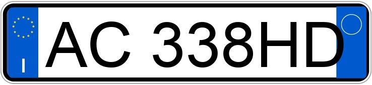 Numer rejestracyjny AC338HD posiada FIAT Bravo-Brava Numer rejestracyjny AC338HD posiada FIAT Bravo-Brava