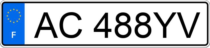 Numer rejestracyjny AC488YV posiada RENAULT CLIO III