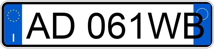 Numer rejestracyjny AD061WB posiada LANCIA k Numer rejestracyjny AD061WB posiada LANCIA k