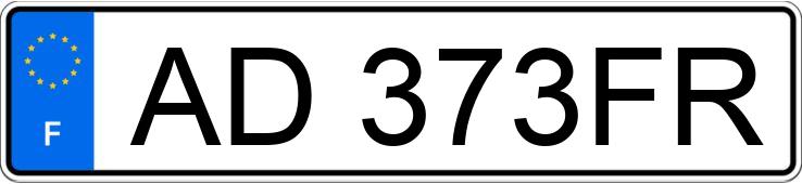 Numer rejestracyjny AD373FR posiada VOLKSWAGEN TOURAN