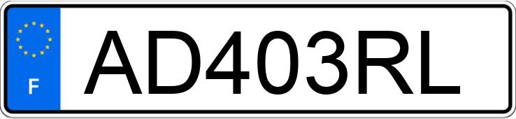 Numer rejestracyjny AD403RL posiada CHRYSLER 300C 3.0 CRD 20EME ANNIVERSAIRE