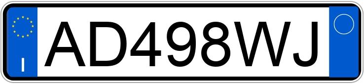 Numer rejestracyjny AD498WJ posiada FIAT Panda 1a serie Numer rejestracyjny AD498WJ posiada FIAT Panda 1a serie