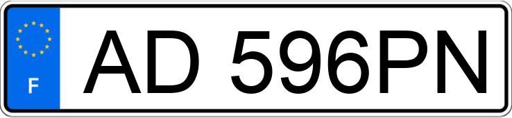 Numer rejestracyjny AD596PN posiada HONDA CIVIC