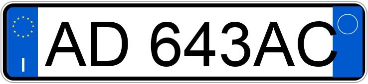 Numer rejestracyjny AD643AC posiada MERCEDES Serie 200-320