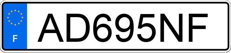 Numer rejestracyjny AD695NF posiada FERRARI ROMA V8 620