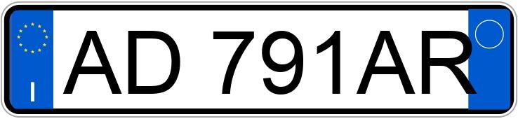 Numer rejestracyjny AD791AR posiada FIAT Cinquecento