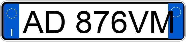 Numer rejestracyjny AD876VM posiada MERCEDES Classe C