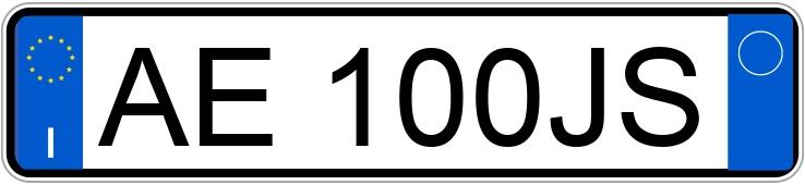 Numer rejestracyjny AE100JS posiada TOYOTA 4 Runner-Hilux 1a