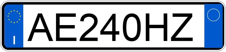 Numer rejestracyjny AE240HZ posiada FIAT Panda 1a serie Numer rejestracyjny AE240HZ posiada FIAT Panda 1a serie