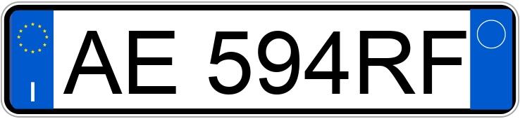 Numer rejestracyjny AE594RF posiada MERCEDES Sprinter 1as.