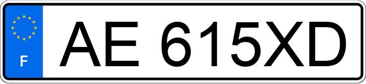 Numer rejestracyjny AE615XD posiada PEUGEOT 407