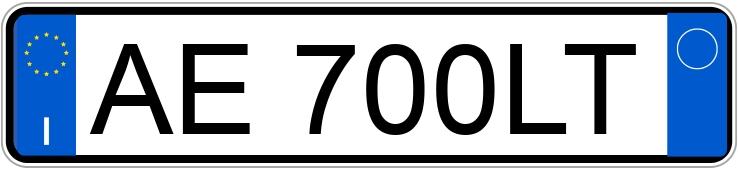 Numer rejestracyjny AE700LT posiada FIAT Punto 1a serie Numer rejestracyjny AE700LT posiada FIAT Punto 1a serie