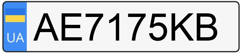 Il numero di registrazione AE7175KB ha Renault Megane