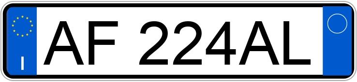 Numer rejestracyjny AF224AL posiada BMW Serie 3 Numer rejestracyjny AF224AL posiada BMW Serie 3