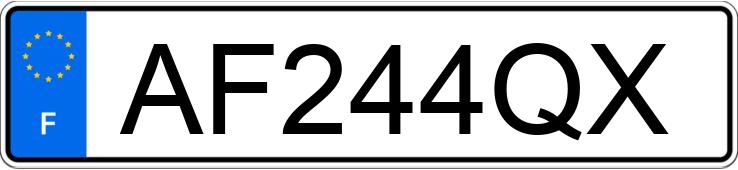 Numer rejestracyjny AF244QX posiada RENAULT CLIO V6