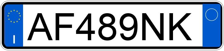 Numer rejestracyjny AF489NK posiada FIAT Punto 1a serie Numer rejestracyjny AF489NK posiada FIAT Punto 1a serie