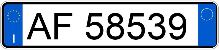 Numer rejestracyjny AF58539 posiada Yamaha Tdm 850