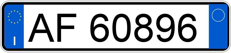 Numer rejestracyjny AF60896 posiada Suzuki Gsxr srad 600