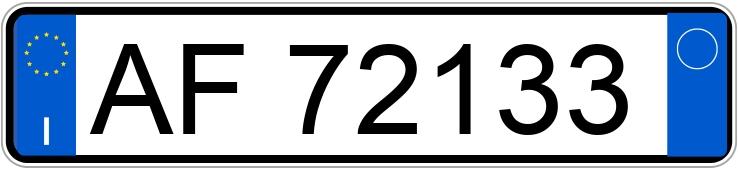 Numer rejestracyjny AF72133 posiada  