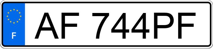 Numer rejestracyjny AF744PF posiada FORD TRANSIT