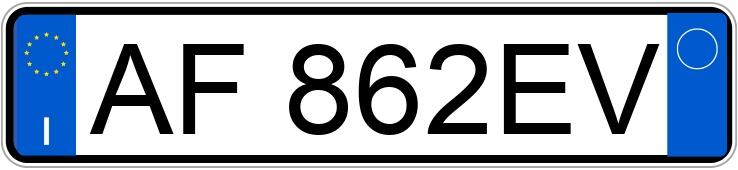 Numer rejestracyjny AF862EV posiada ALFA ROMEO 164