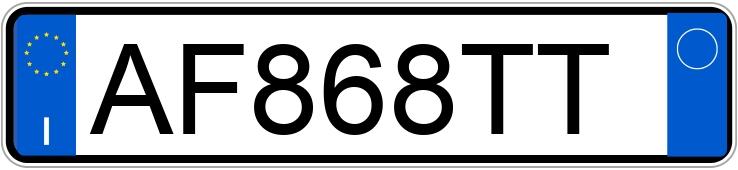 Numer rejestracyjny AF868TT posiada FIAT Punto 1a serie Numer rejestracyjny AF868TT posiada FIAT Punto 1a serie