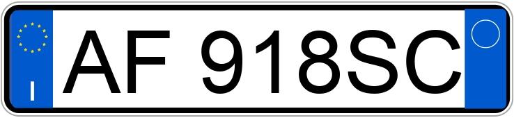 Numer rejestracyjny AF918SC posiada INNOCENTI Mini