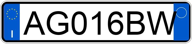 Numer rejestracyjny AG016BW posiada FIAT Cinquecento