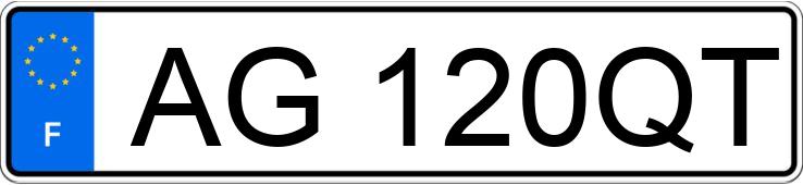 Numer rejestracyjny AG120QT posiada BMW 525