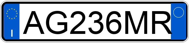 Numer rejestracyjny AG236MR posiada ALFA ROMEO 146