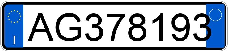 Numer rejestracyjny AG378193 posiada LANCIA Delta