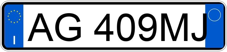 Numer rejestracyjny AG409MJ posiada RENAULT Clio