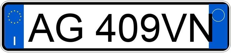 Numer rejestracyjny AG409VN posiada FORD Fiesta 4a serie