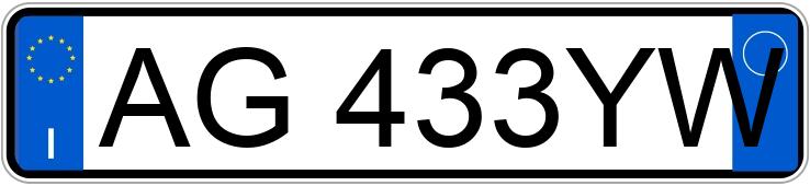 Numer rejestracyjny AG433YW posiada VOLVO Serie 900