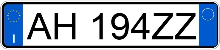 Numer rejestracyjny AH194ZZ posiada AUTOBIANCHI Y10 Numer rejestracyjny AH194ZZ posiada AUTOBIANCHI Y10