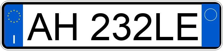 Numer rejestracyjny AH232LE posiada SAAB 9000