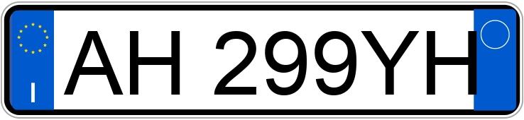 Numer rejestracyjny AH299YH posiada SEAT Ibiza 2a serie Numer rejestracyjny AH299YH posiada SEAT Ibiza 2a serie