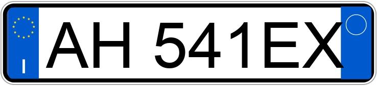 Numer rejestracyjny AH541EX posiada ALFA ROMEO 146