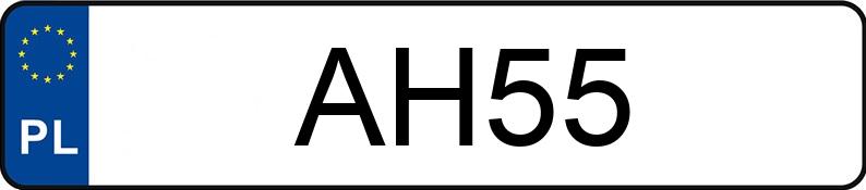 Numer rejestracyjny AH 55 posiada DODGE CHARGER - AH55 Numer rejestracyjny AH 55 posiada DODGE CHARGER - AH55