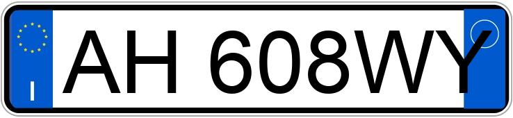 Numer rejestracyjny AH608WY posiada WOLFSWAGEN POLO