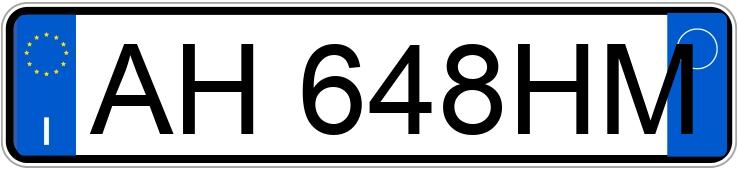 Numer rejestracyjny AH648HM posiada FIAT Punto 1a serie