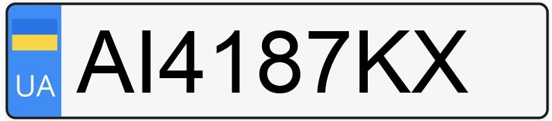 Numer rejestracyjny AI4187KX posiada ???? 