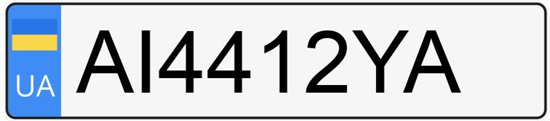 El número de registro AI4412YA tiene TESLA Model 3