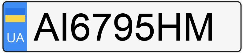 Numer rejestracyjny AI6795HM posiada Toyota 
