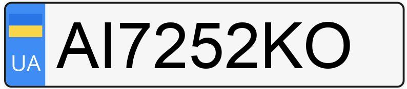 Numer rejestracyjny AI7252KO posiada BMW 320D