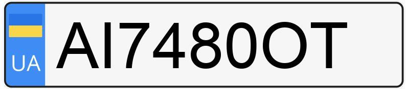 Numer rejestracyjny AI7480OT posiada ??? 2101