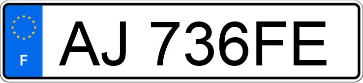 Numer rejestracyjny AJ736FE posiada OPEL MERIVA