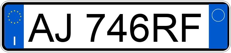 Numer rejestracyjny AJ746RF posiada FIAT Punto 1a serie